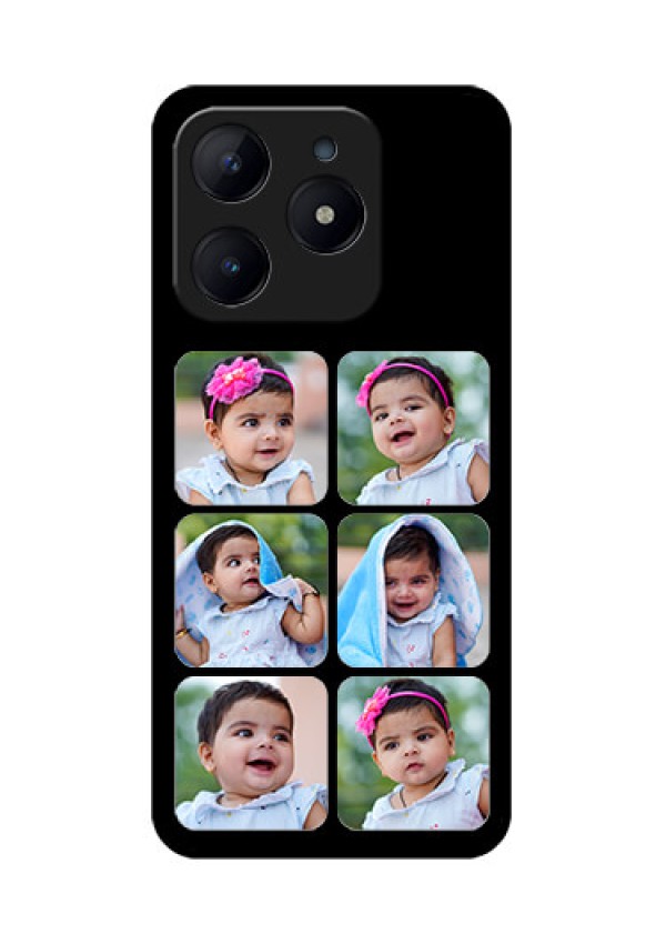Realme C63 Custom Glass Phone Case - Multiple Pictures Design