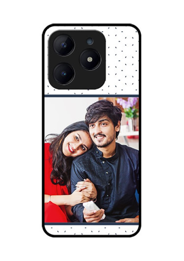 Realme C63 Custom Glass Phone Case - Premium Dot Design