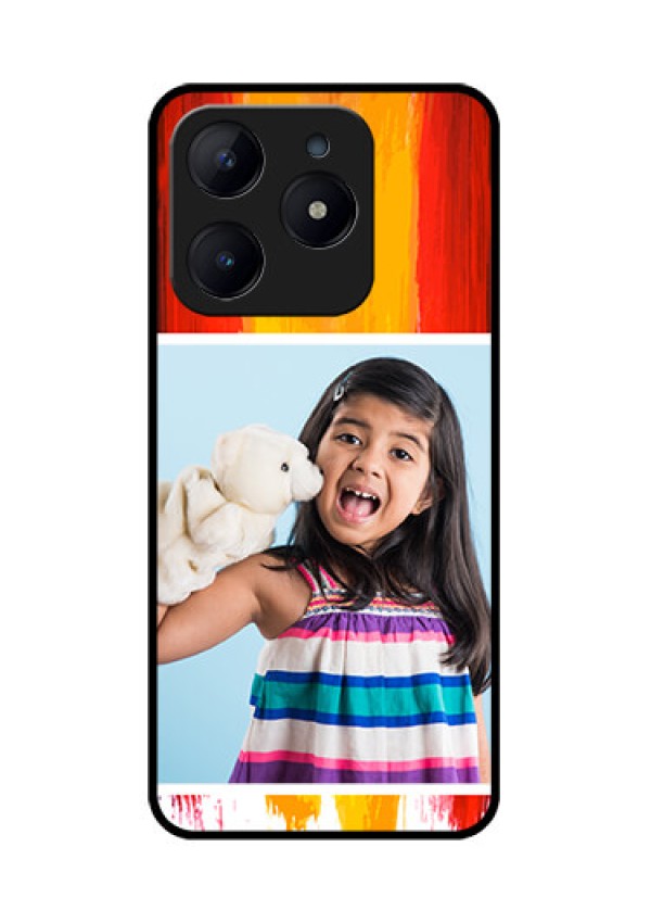 Realme C63 Custom Glass Phone Case - Multi Color Design