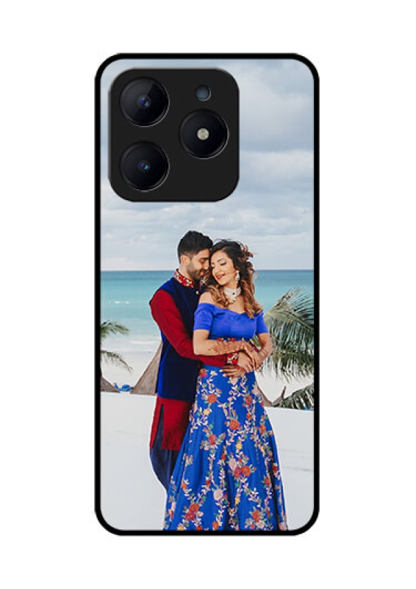Realme C63 Custom Glass Phone Case - Upload Full Picture Design