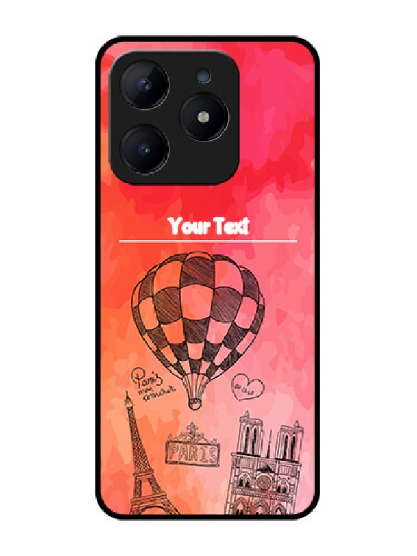 Custom Realme C63 Custom Glass Phone Case - Paris Theme Design