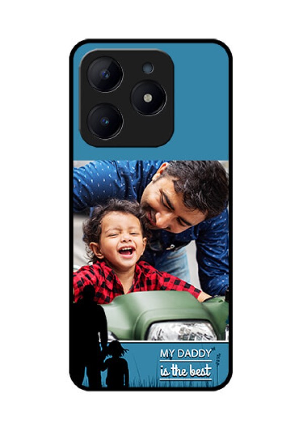 Realme C63 Custom Glass Phone Case - Best Dad Design