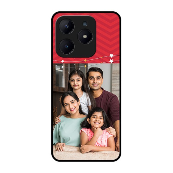 Realme C63 Custom Glass Phone Case - Happy Family Design