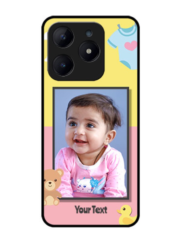 Custom Realme C63 Custom Glass Phone Case - Kids 2 Color Design
