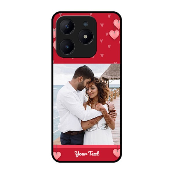 Realme C63 Custom Glass Phone Case - Valentines Day Design