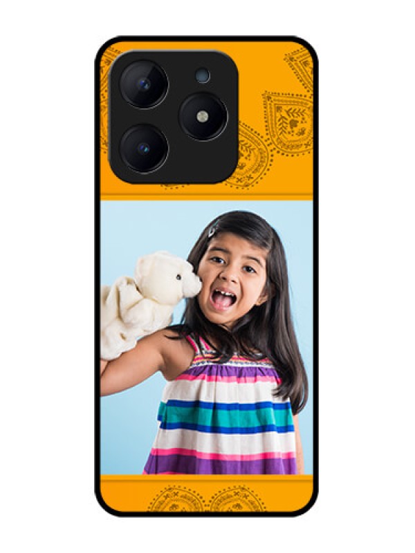 Custom Realme C63 Custom Glass Phone Case - Photo Wedding Design