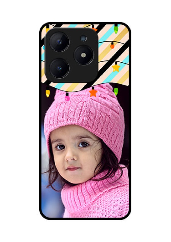 Realme C63 Custom Glass Phone Case - Lights Hanging Design