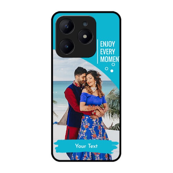 Realme C63 Custom Glass Phone Case - Happy Moment Design