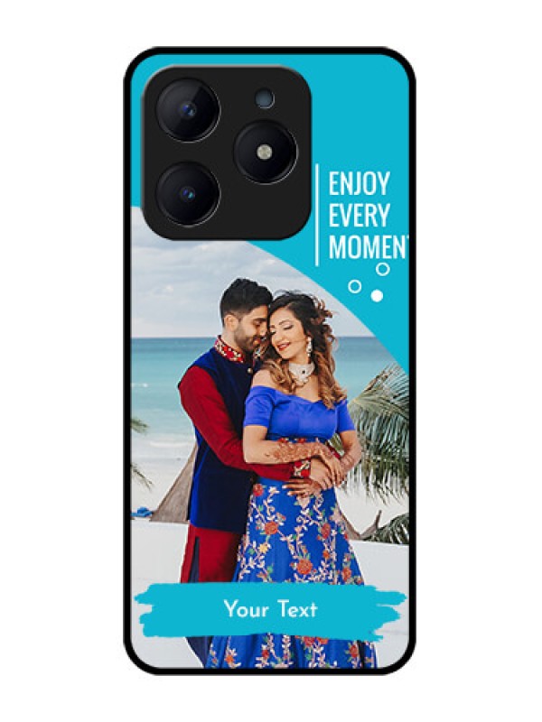 Custom Realme C63 Custom Glass Phone Case - Happy Moment Design