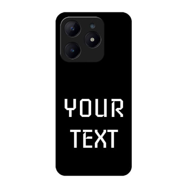 Realme C63 Custom Glass Phone Case - Your Name Design
