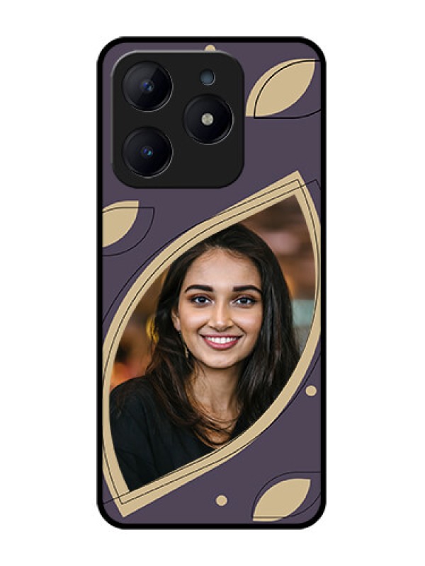 Custom Realme C63 Custom Glass Phone Case - Falling Leaf Design