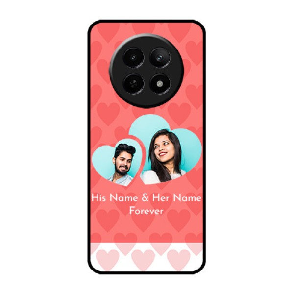 Realme C65 5G Custom Glass Phone Case - Couple Pic Upload Design Realme C65 5G Custom Glass Phone Case - Couple Pic Upload Design