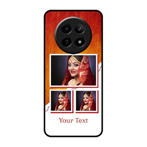 Realme C65 5G Custom Glass Phone Case - Wedding Memories Design
