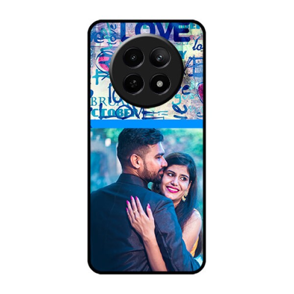 Realme C65 5G Custom Glass Phone Case - Colorful Love Design
