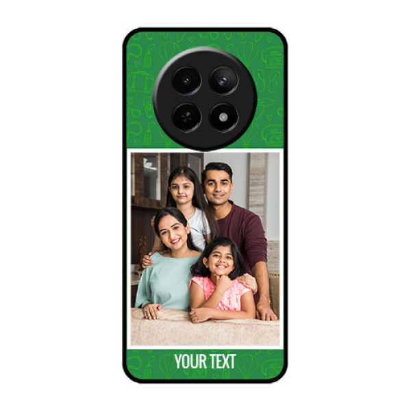 Realme C65 5G Custom Glass Phone Case - Picture Upload Design Realme C65 5G Custom Glass Phone Case - Picture Upload Design