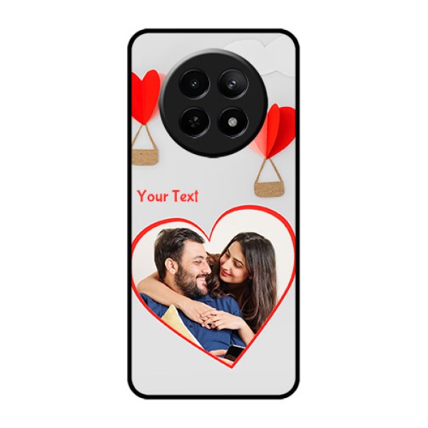 Realme C65 5G Custom Glass Phone Case - Parachute Love Design