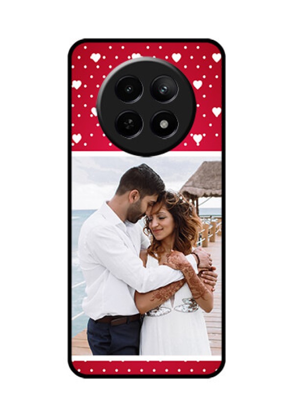 Realme C65 5G Custom Glass Phone Case - Hearts Mobile Case Design