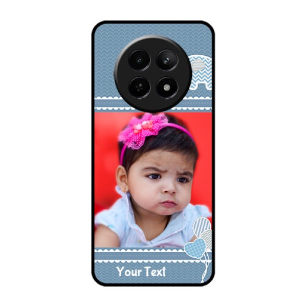 Realme C65 5G Custom Glass Phone Case - With Kids Pattern Design Realme C65 5G Custom Glass Phone Case - With Kids Pattern Design