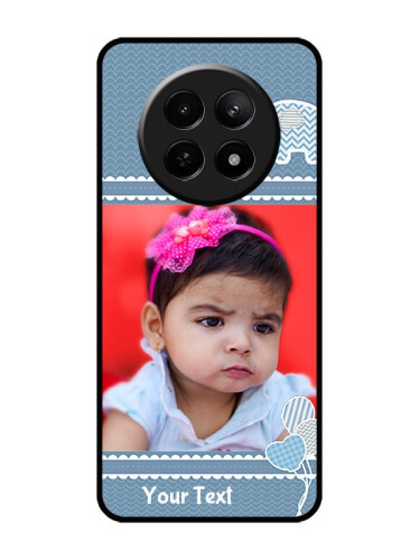 Custom Realme C65 5G Custom Glass Phone Case - With Kids Pattern Design