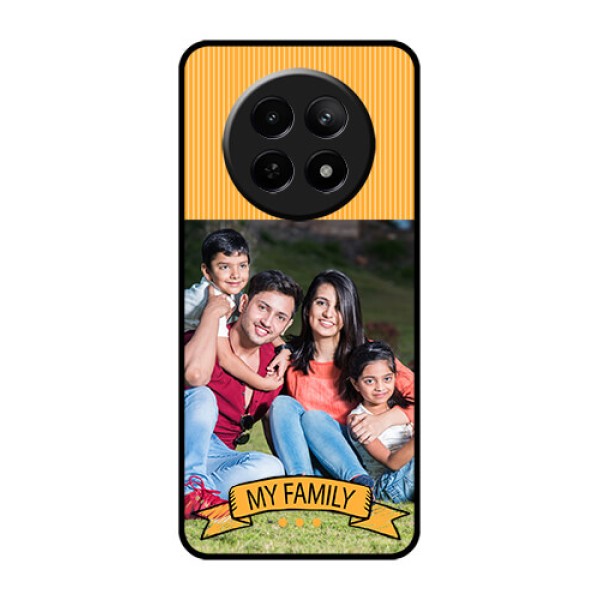 Realme C65 5G Custom Glass Phone Case - My Family Design