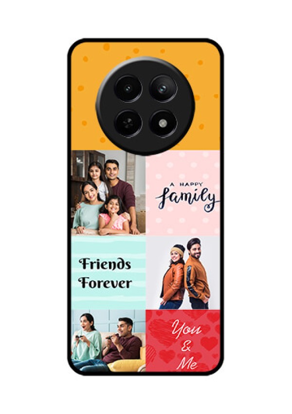 Realme C65 5G Custom Glass Phone Case - Images With Quotes Design