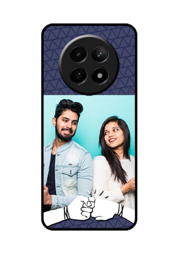 Realme C65 5G Custom Glass Phone Case - With Best Friends Design