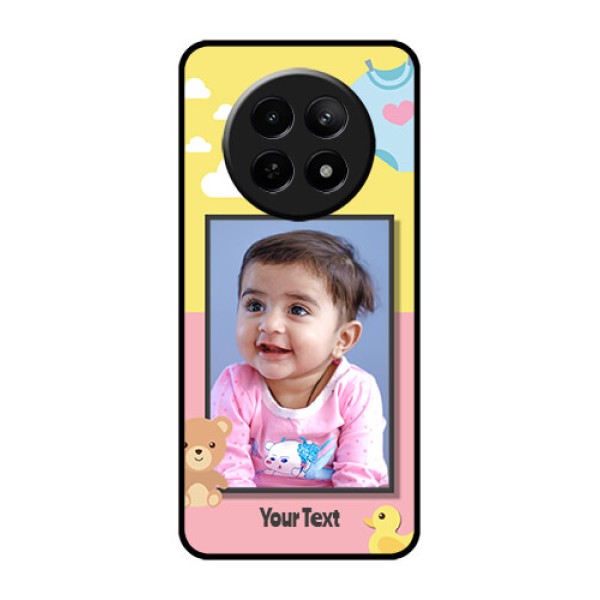 Realme C65 5G Custom Glass Phone Case - Kids 2 Color Design