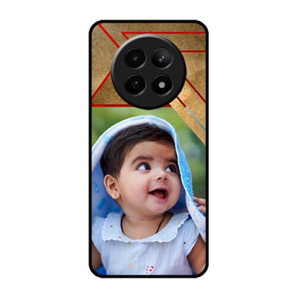 Realme C65 5G Custom Glass Phone Case - Gradient Abstract Texture Design