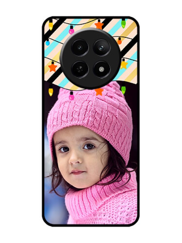 Custom Realme C65 5G Custom Glass Phone Case - Lights Hanging Design