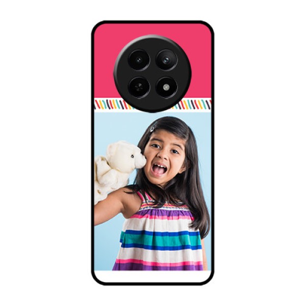 Realme C65 5G Custom Glass Phone Case - Line Art Design