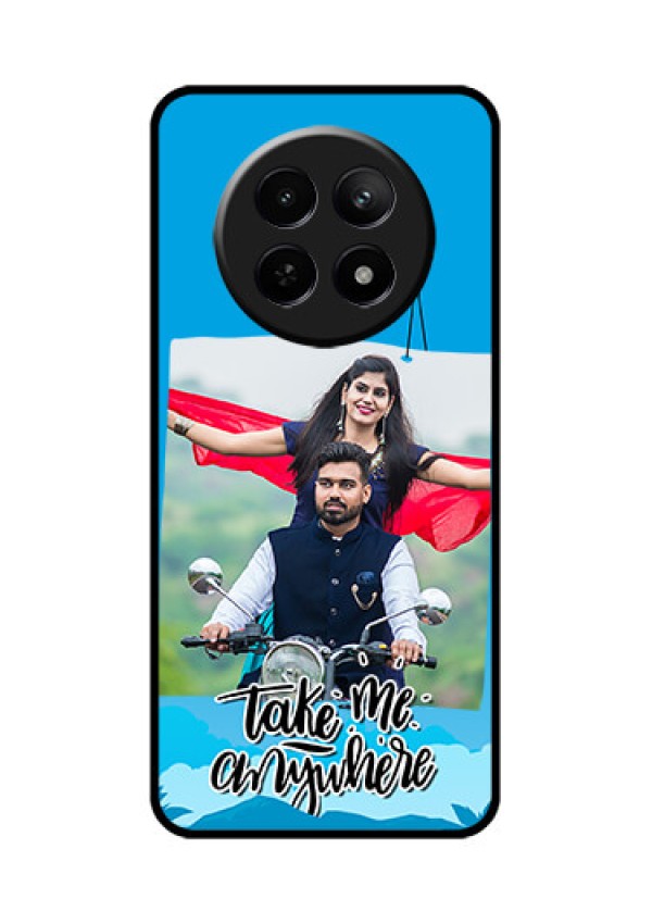Realme C65 5G Custom Glass Phone Case - Traveller Design