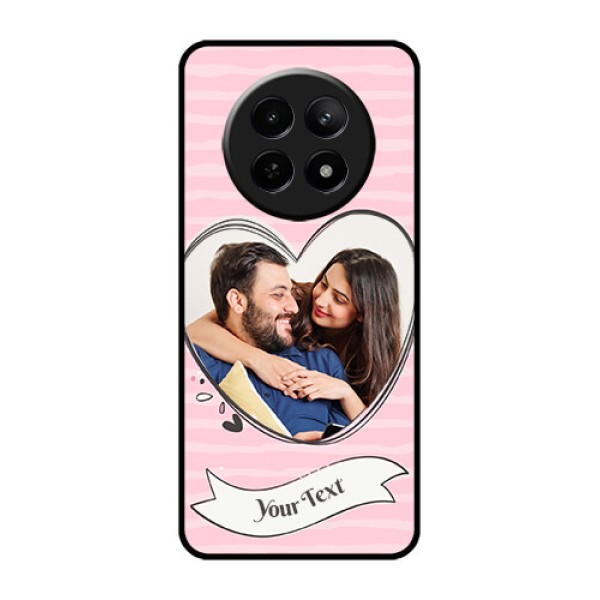 Realme C65 5G Custom Glass Phone Case - Vintage Heart Design