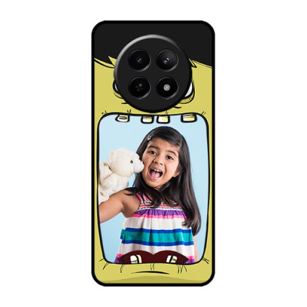 Realme C65 5G Custom Glass Phone Case - Cartoon Monster Back Case Design Realme C65 5G Custom Glass Phone Case - Cartoon Monster Back Case Design