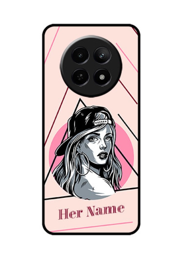Realme C65 5G Custom Glass Phone Case - Rockstar Girl Design