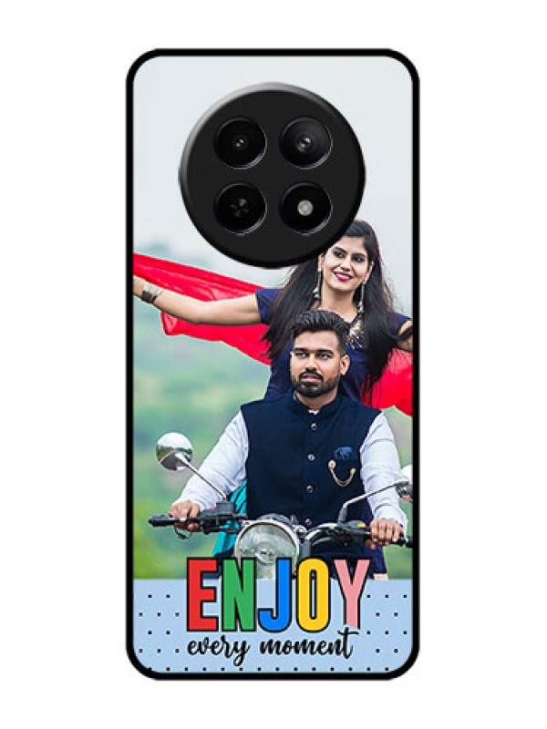 Custom Realme C65 5G Custom Glass Phone Case - Enjoy Every Moment Design