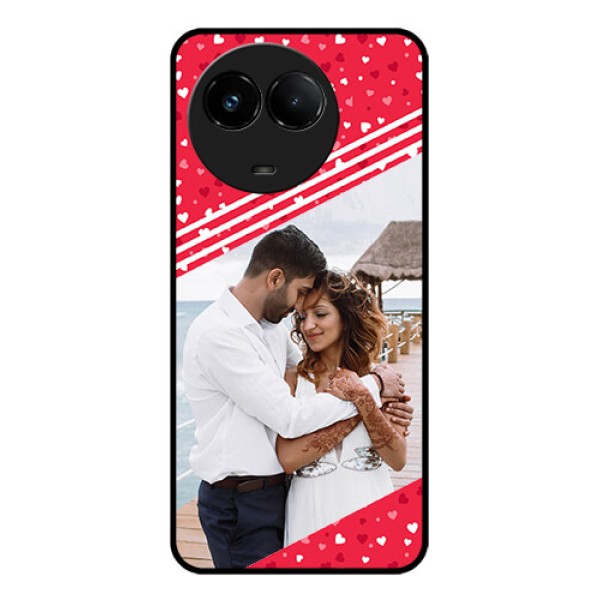 Realme C67 5G Custom Glass Phone Case - Valentines Gift Design