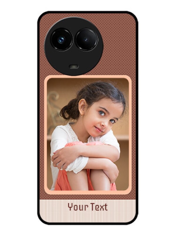 Custom Realme C67 5G Custom Glass Phone Case - Simple Pic Upload Design