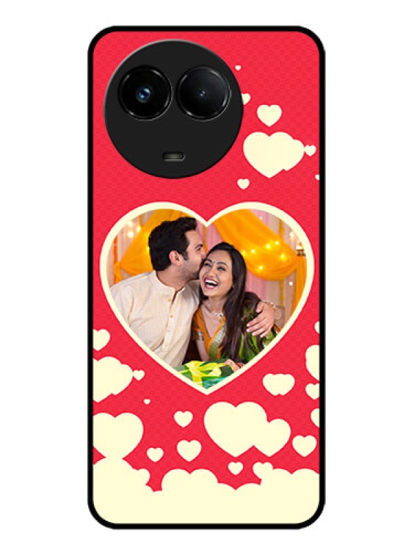Custom Realme C67 5G Custom Glass Phone Case - Love Symbols Phone Cover Design