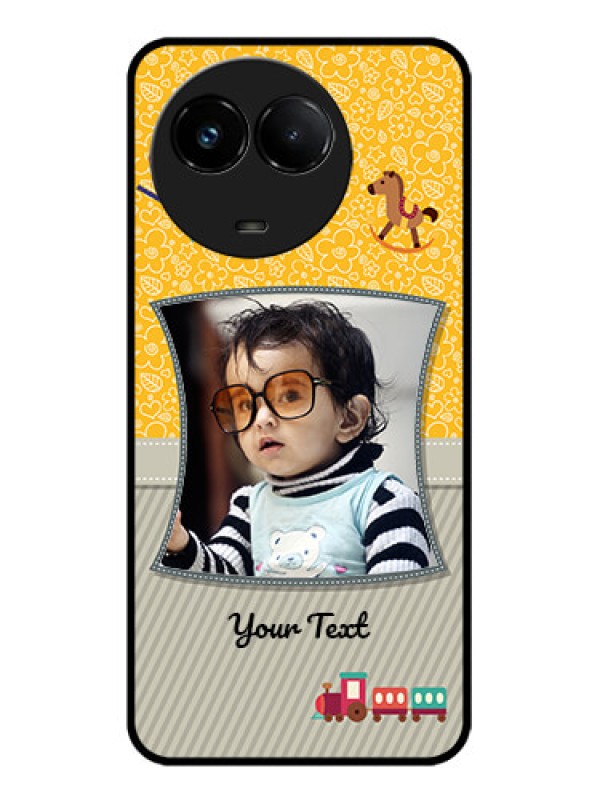 Custom Realme C67 5G Custom Glass Phone Case - Baby Picture Upload Design
