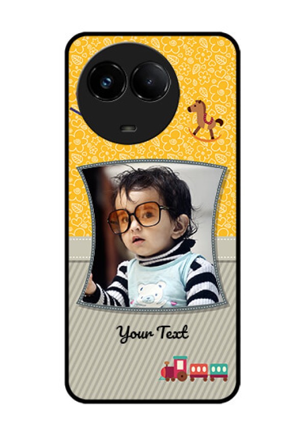 Realme C67 5G Custom Glass Phone Case - Baby Picture Upload Design