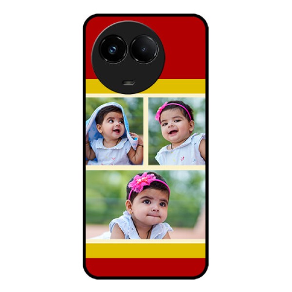Realme C67 5G Custom Glass Phone Case - Multiple Pic Upload Design Realme C67 5G Custom Glass Phone Case - Multiple Pic Upload Design