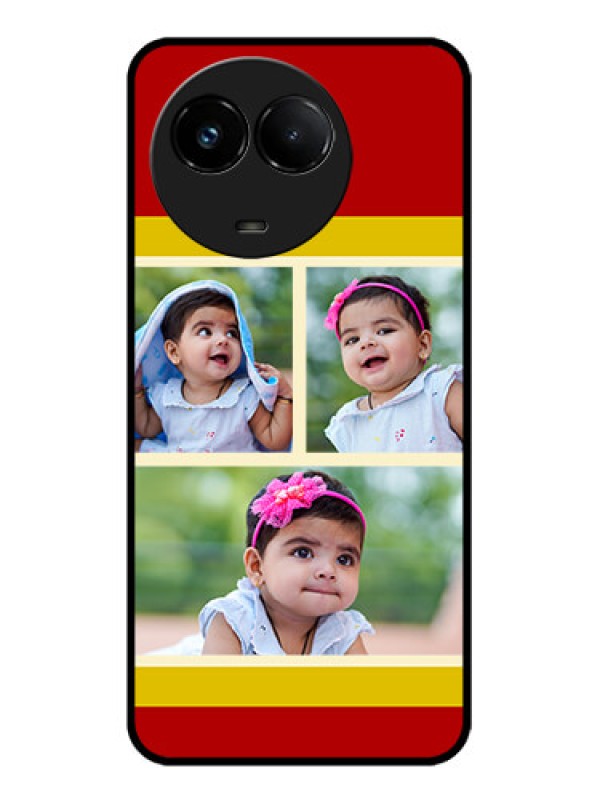 Custom Realme C67 5G Custom Glass Phone Case - Multiple Pic Upload Design