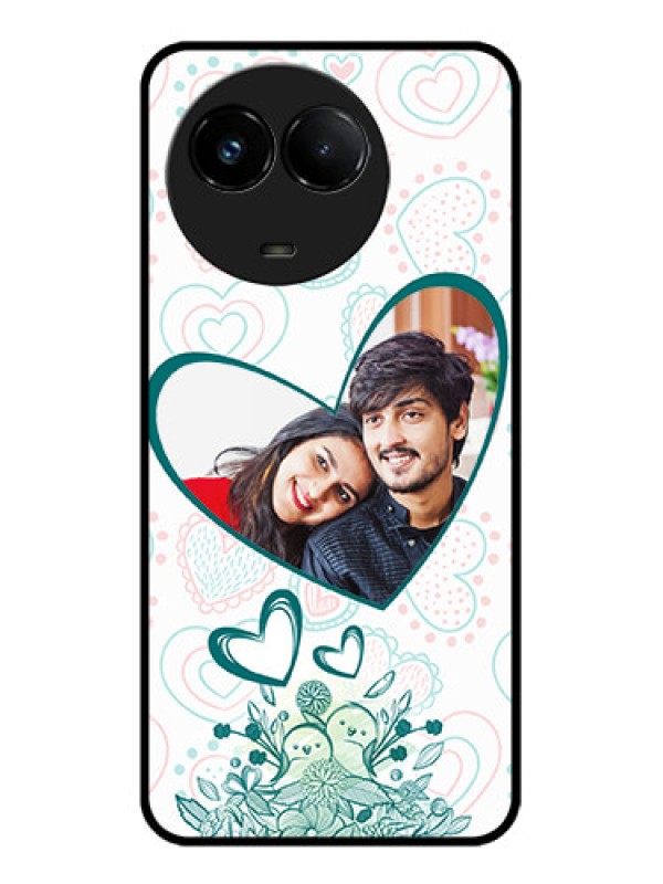 Custom Realme C67 5G Custom Glass Phone Case - Premium Couple Design