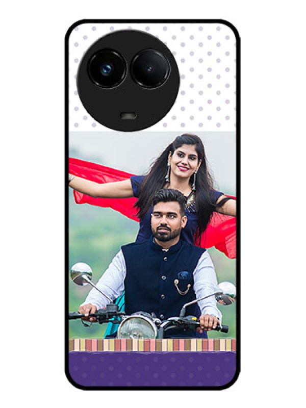 Custom Realme C67 5G Custom Glass Phone Case - Cute Family Design