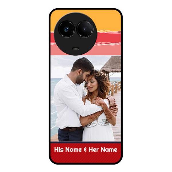 Realme C67 5G Custom Glass Phone Case - Colorful Case Design