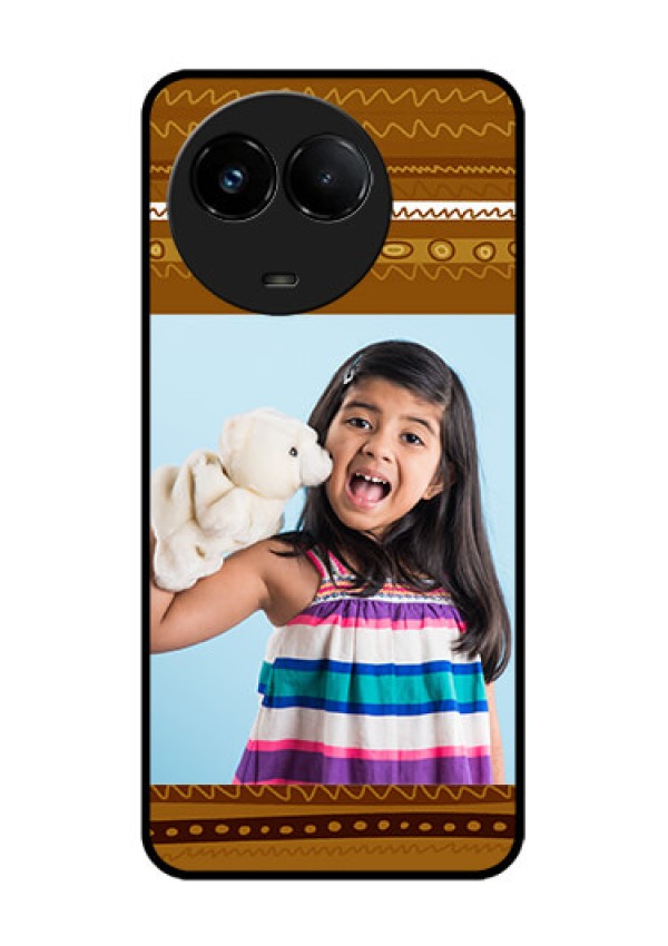 Realme C67 5G Custom Glass Phone Case - Friends Picture Upload Design