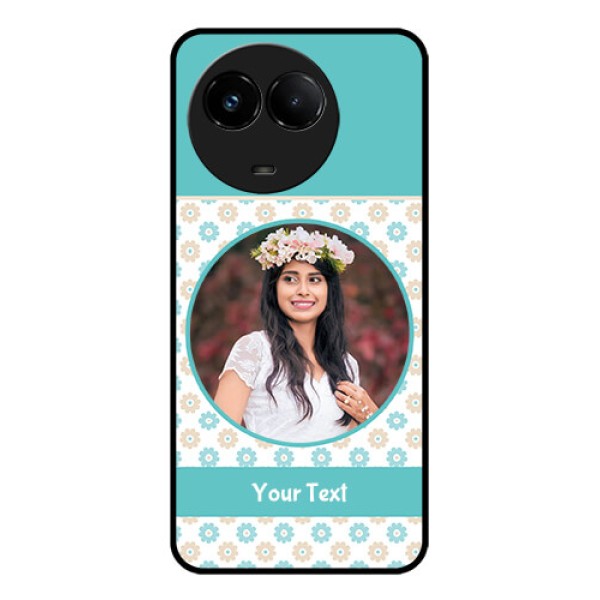 Realme C67 5G Custom Glass Phone Case - Beautiful Flowers Design Realme C67 5G Custom Glass Phone Case - Beautiful Flowers Design