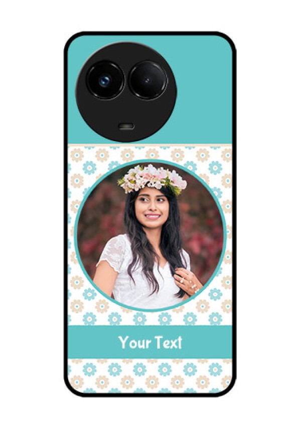 Realme C67 5G Custom Glass Phone Case - Beautiful Flowers Design