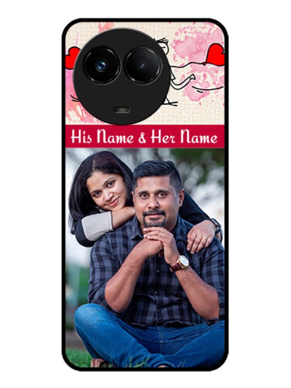 Custom Realme C67 5G Custom Glass Phone Case - You And Me Case Design