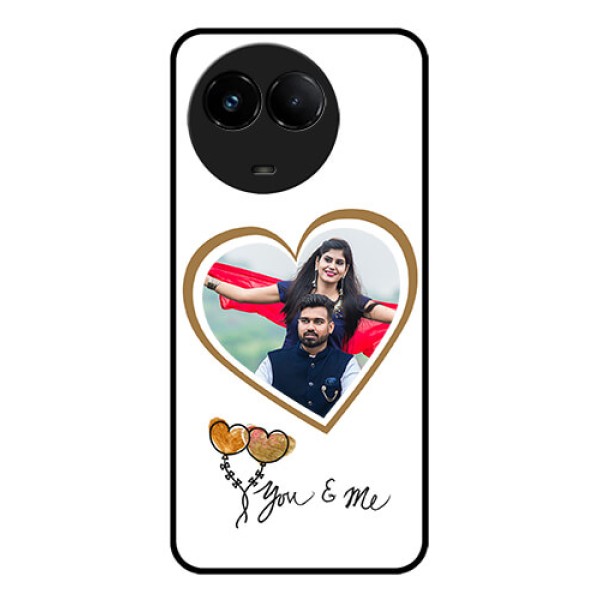 Realme C67 5G Custom Glass Phone Case - You & Me Design